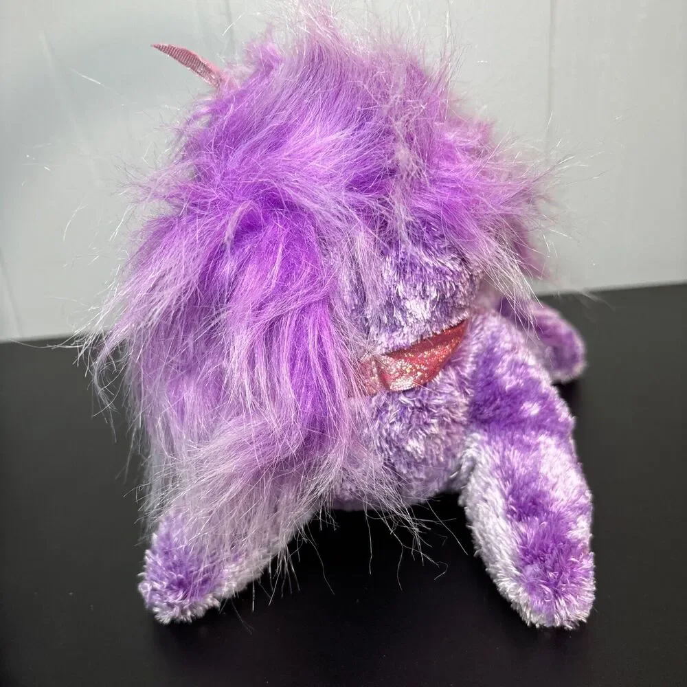 Puppy Surprise 2017 Plush Mama Dog LAVENDER Purple Stuffed with 2 Little Puppies - Picture 11 of 14